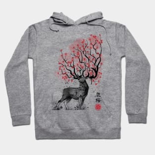 Sakura Deer Hoodie